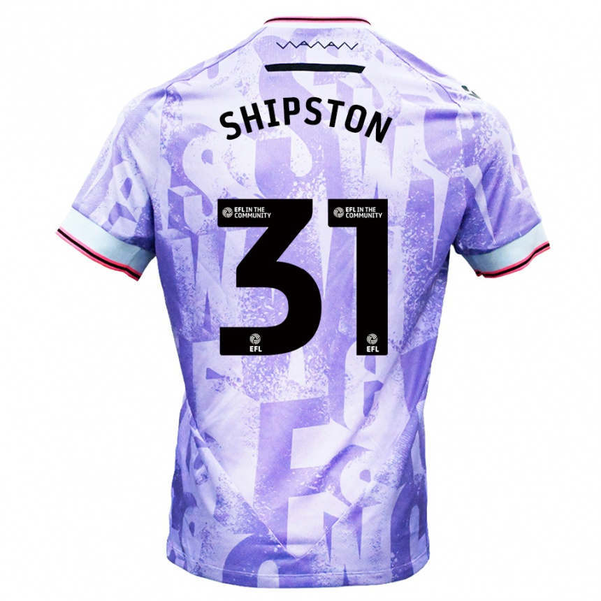 ילדים כדורגל ריו שיפסטון #31 לילך לבן הרחק ג'רזי 2025/26