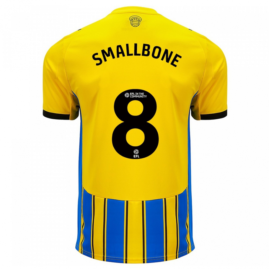 ילדים כדורגל ויל סמולבון #8 כחול צהוב הרחק ג'רזי 2025/26