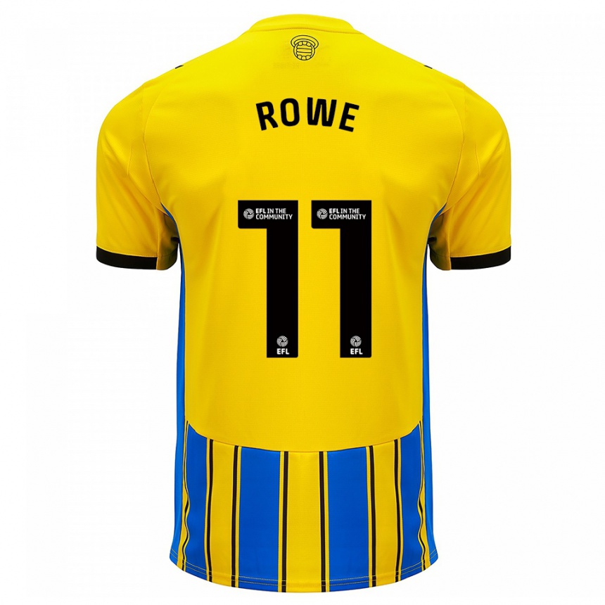 ילדים כדורגל רייצ'ל רואו #11 כחול צהוב הרחק ג'רזי 2025/26