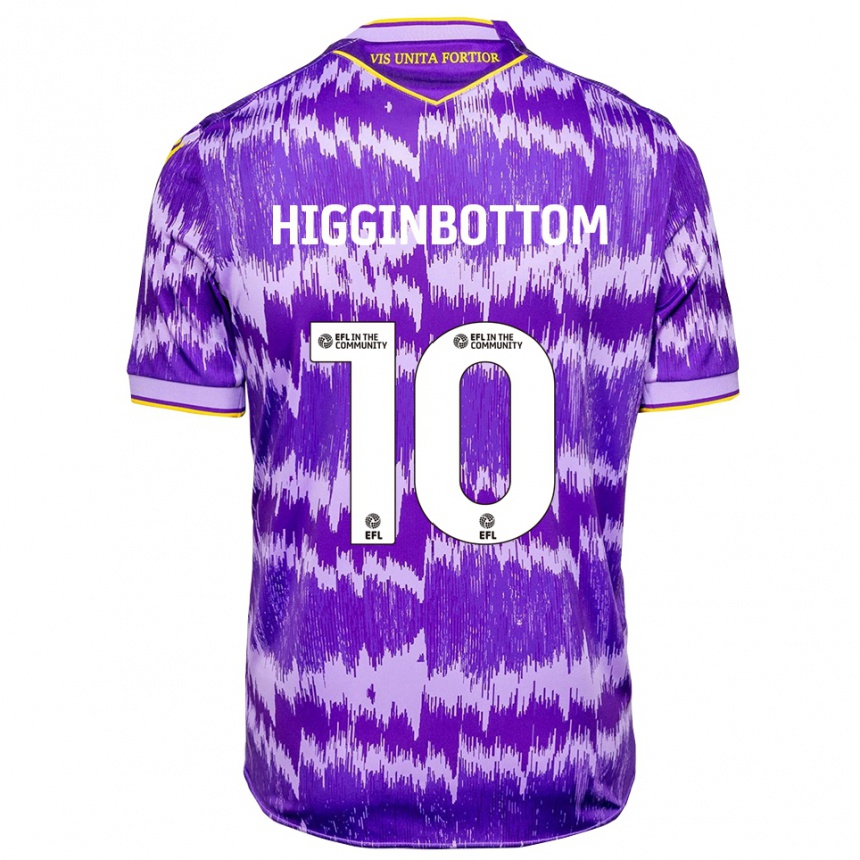 ילדים כדורגל אליס היגינבוטום #10 סגול צהוב הרחק ג'רזי 2025/26