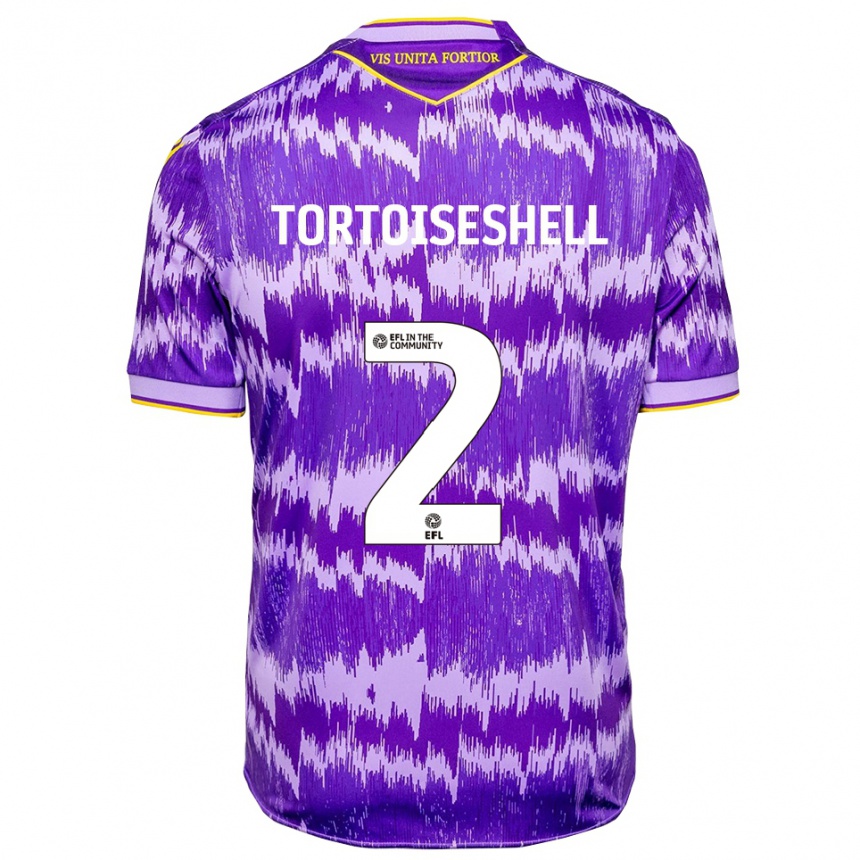 ילדים כדורגל ג'נסון צב #2 סגול צהוב הרחק ג'רזי 2025/26