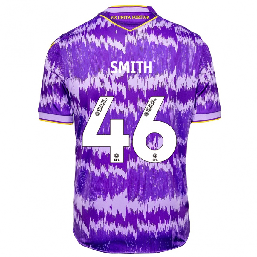 ילדים כדורגל וויליאם סמית' #46 סגול צהוב הרחק ג'רזי 2025/26