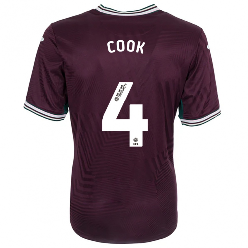 ילדים כדורגל יעקב קוק #4 חלודה אדום לבן הרחק ג'רזי 2025/26 ילדים כדורגל יעקב קוק #4 חלודה אדום לבן הרחק ג'רזי 2025/26