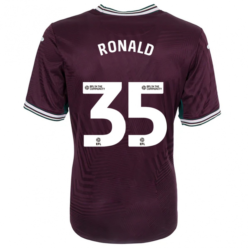 ילדים כדורגל Ronald #35 חלודה אדום לבן הרחק ג'רזי 2025/26