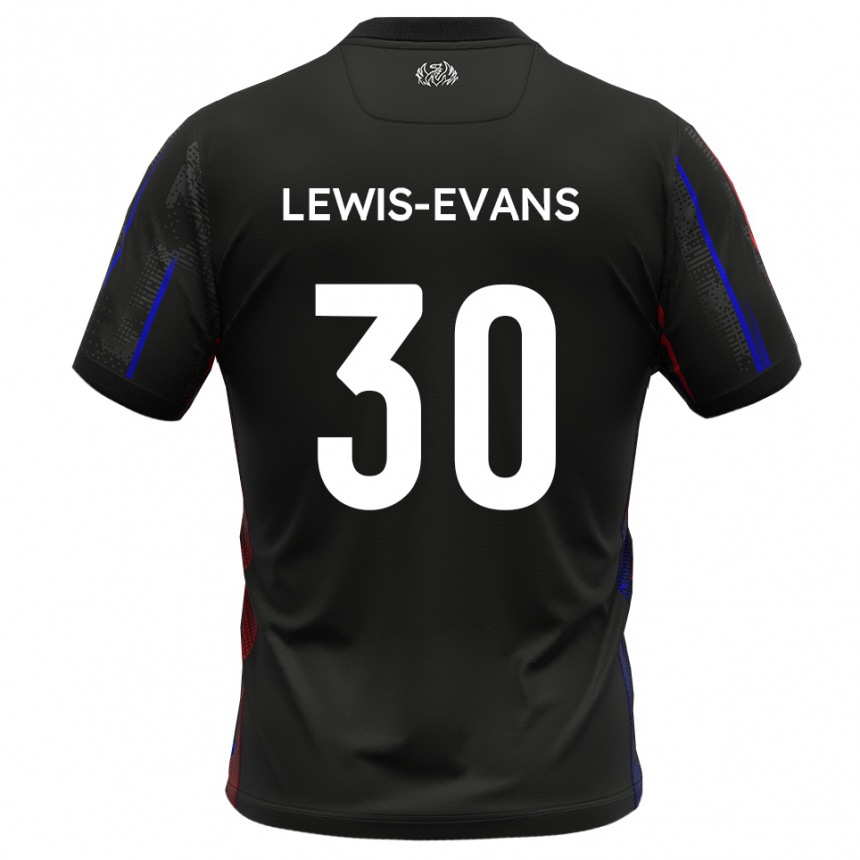ילדים כדורגל ג׳ו לואיס-אוונס #30 שחור אדום הרחק ג'רזי 2025/26