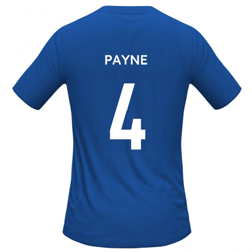 ילדים כדורגל Jack Payne #4 תכלת הרחק ג'רזי 2025/26