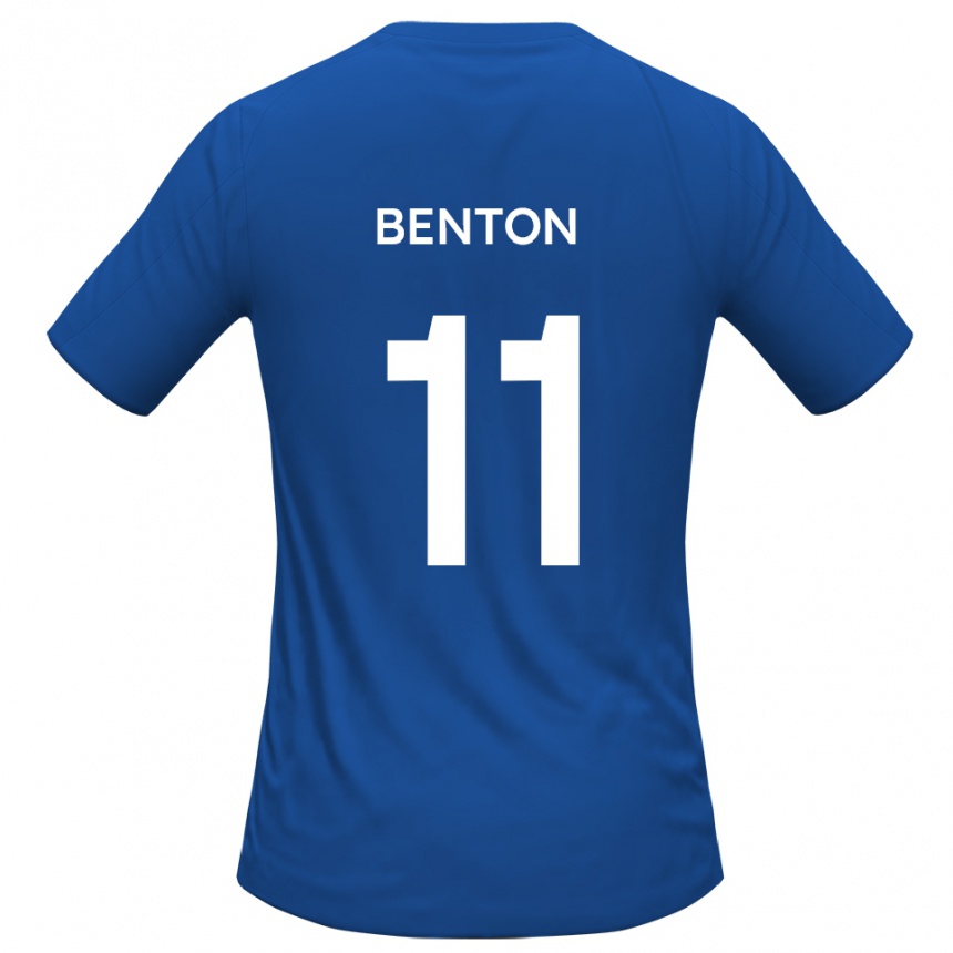 ילדים כדורגל ג׳ון הריסון בנטון #11 תכלת הרחק ג'רזי 2025/26