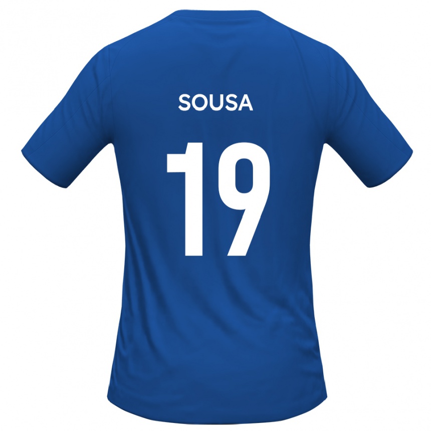 ילדים כדורגל אריקו סוזה #19 תכלת הרחק ג'רזי 2025/26