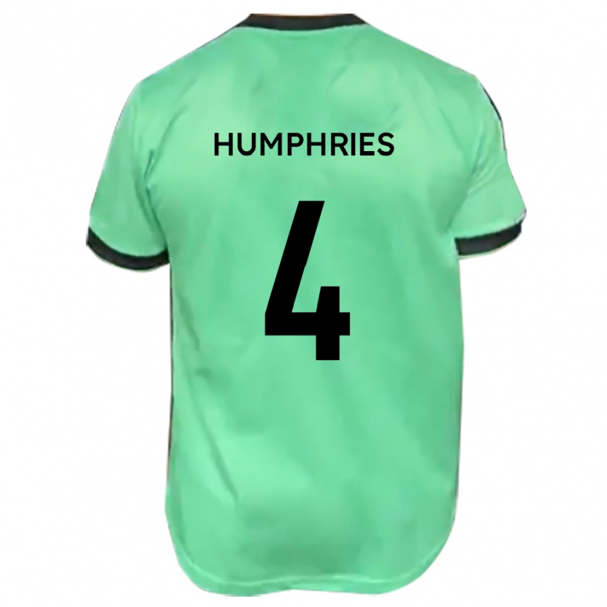 ילדים כדורגל לויד האמפריס #4 טורקיז שחור הרחק ג'רזי 2025/26