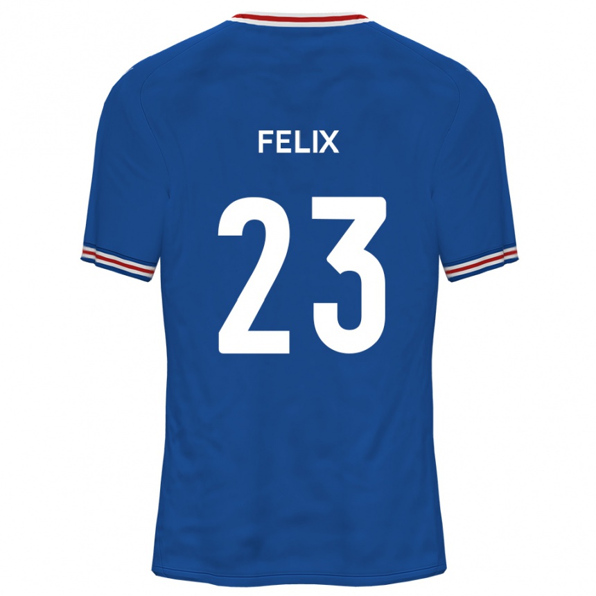 ילדים כדורגל Joe Felix #23 כחול דודג'ר הרחק ג'רזי 2025/26