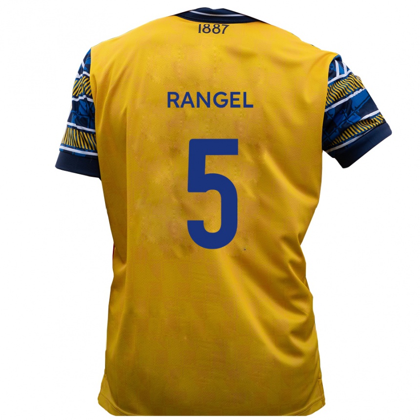 ילדים כדורגל Chris Rangel #5 צהוב שחור הרחק ג'רזי 2025/26