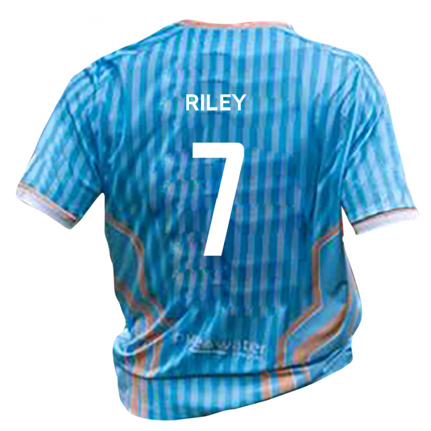 ילדים כדורגל ג'ו ריילי #7 שחור זהב הרחק ג'רזי 2025/26