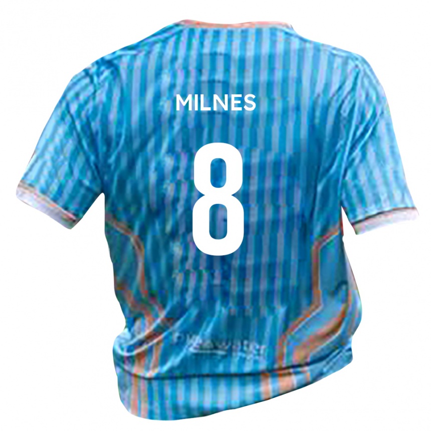 ילדים כדורגל בנג'מין מילנס #8 שחור זהב הרחק ג'רזי 2025/26