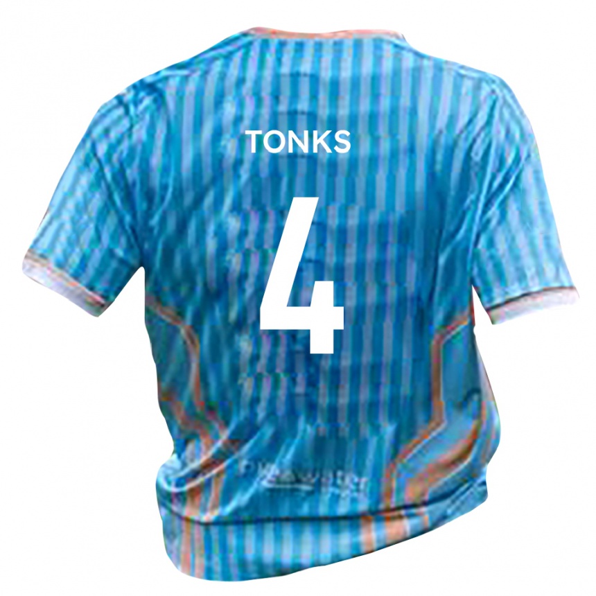 ילדים כדורגל טום טונקס #4 שחור זהב הרחק ג'רזי 2025/26