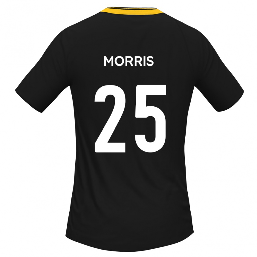 ילדים כדורגל Chad Morris #25 שחור צהוב הרחק ג'רזי 2025/26