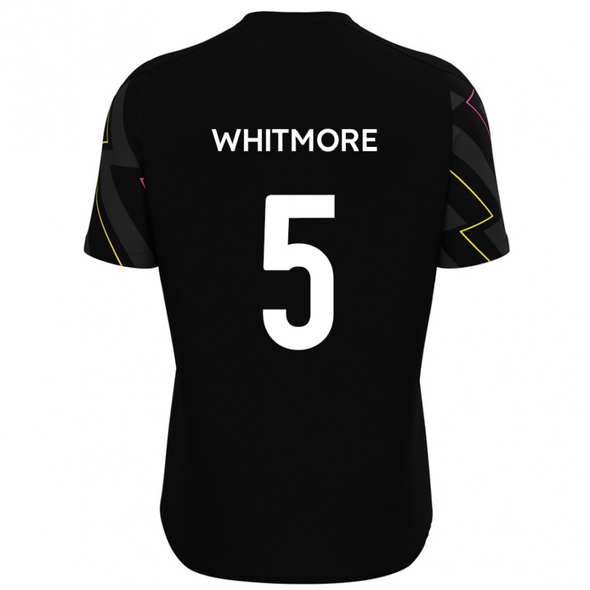 ילדים כדורגל אלכס ויטמור #5 שחור אפור הרחק ג'רזי 2025/26