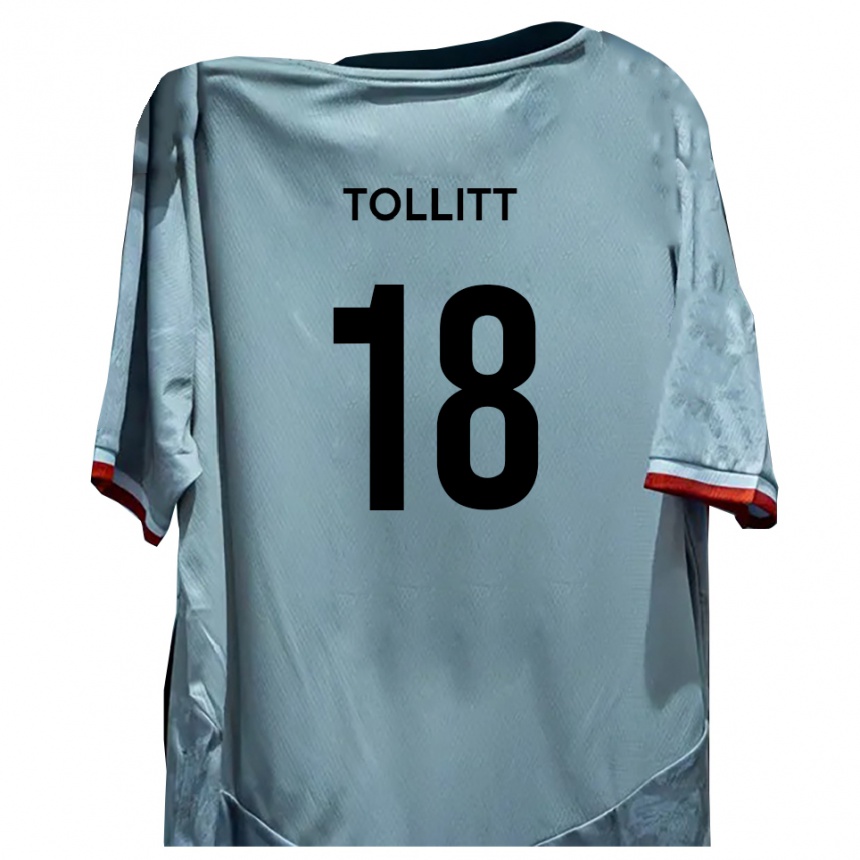 ילדים כדורגל בן טוליט #18 לבן שחור הרחק ג'רזי 2025/26