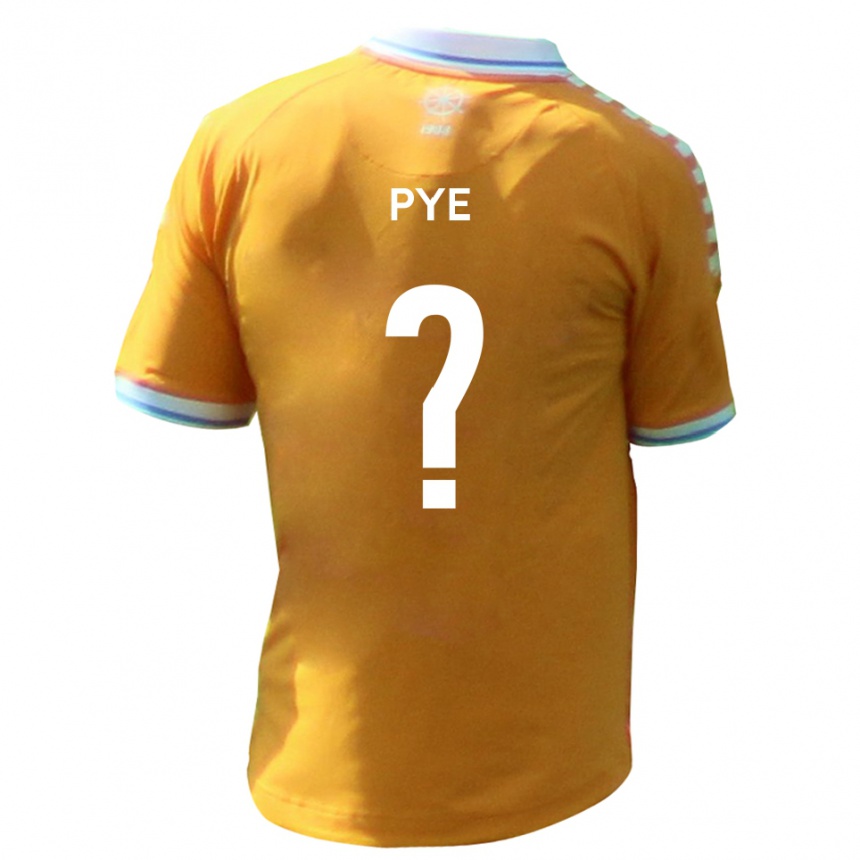 ילדים כדורגל Jade Pye #0 צהוב כחול הרחק ג'רזי 2025/26