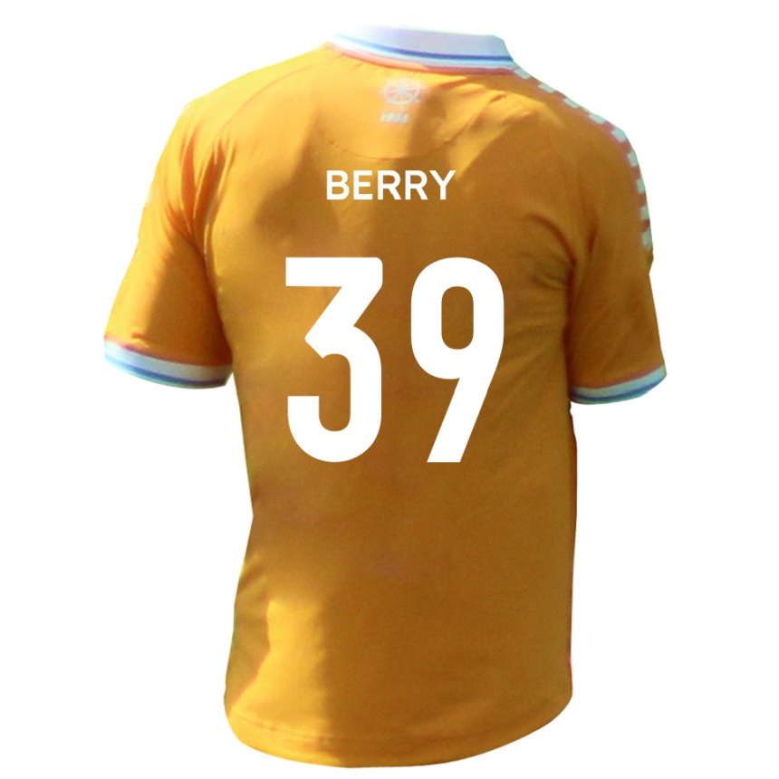 ילדים כדורגל Charlie Berry #39 צהוב כחול הרחק ג'רזי 2025/26