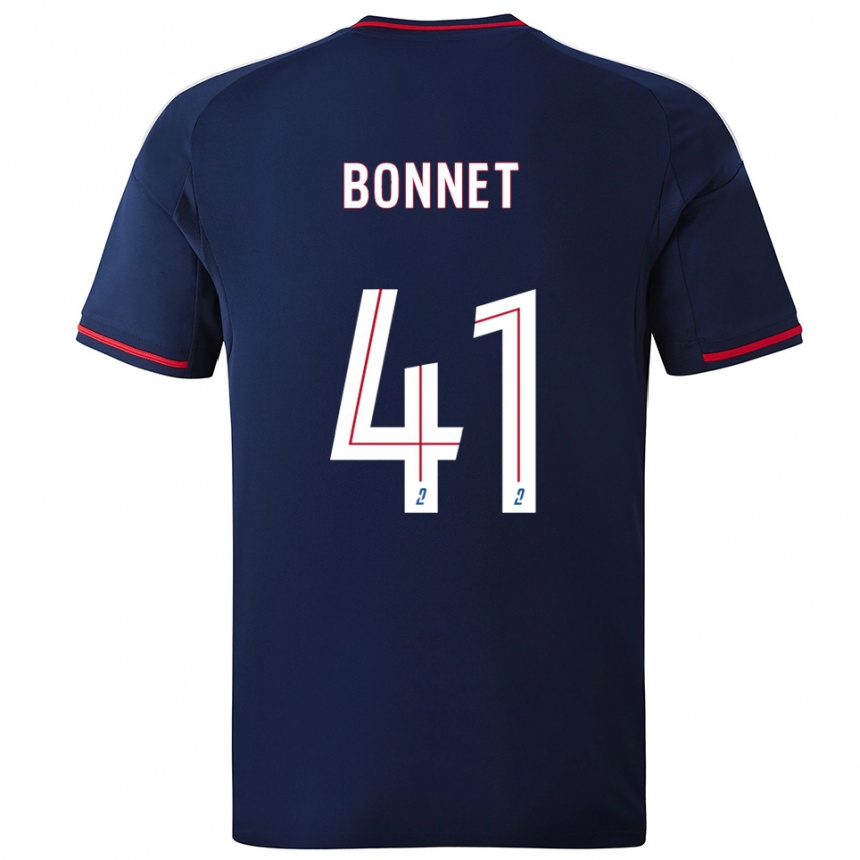 ילדים כדורגל נועם בונה #41 כחול נייבי אדום הרחק ג'רזי 2025/26