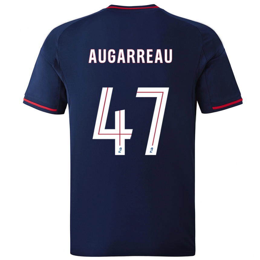 ילדים כדורגל סופיאן אוגרו #47 כחול נייבי אדום הרחק ג'רזי 2025/26