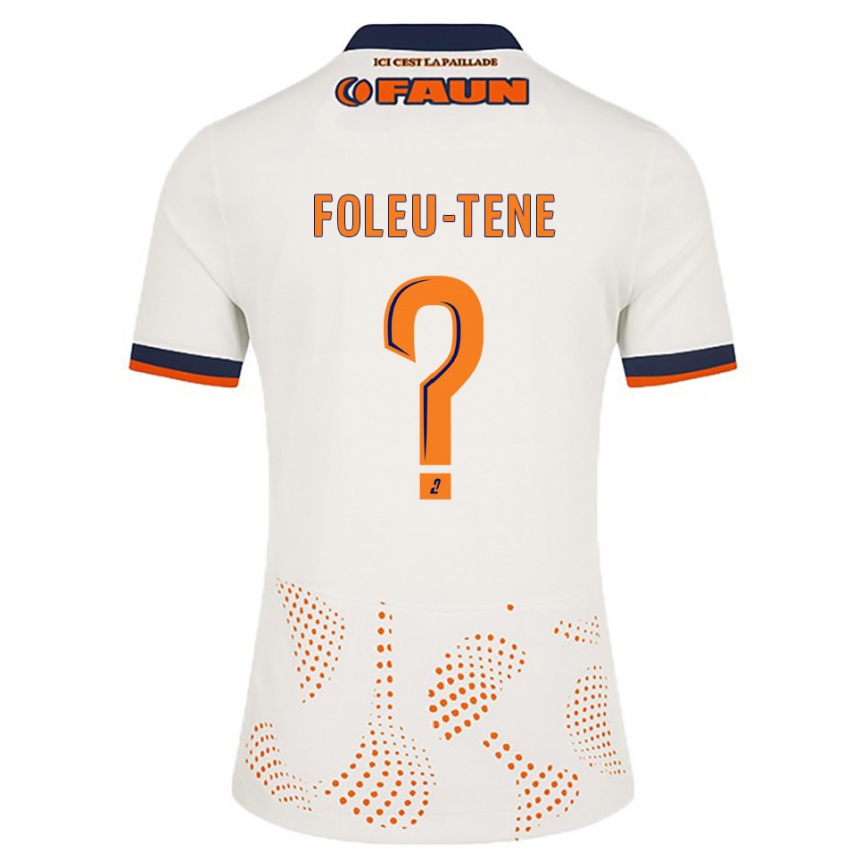 ילדים כדורגל Kévin Foleu-Tene #0 לבן כתום הרחק ג'רזי 2025/26 ילדים כדורגל Kévin Foleu-Tene #0 לבן כתום הרחק ג'רזי 2025/26