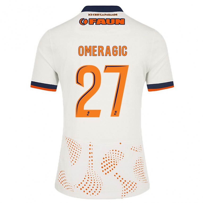 ילדים כדורגל בקיר אומראגיץ' #27 לבן כתום הרחק ג'רזי 2025/26