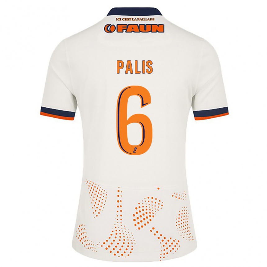 ילדים כדורגל אלה פאליס #6 לבן כתום הרחק ג'רזי 2025/26