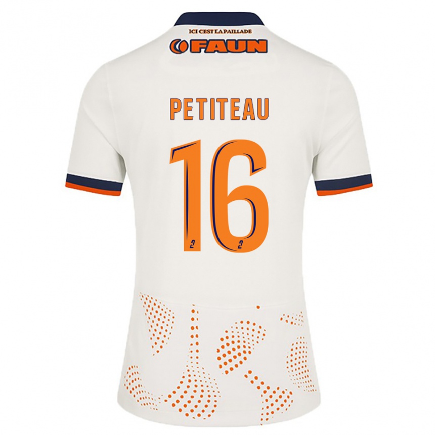 ילדים כדורגל מארי פטיטו #16 לבן כתום הרחק ג'רזי 2025/26