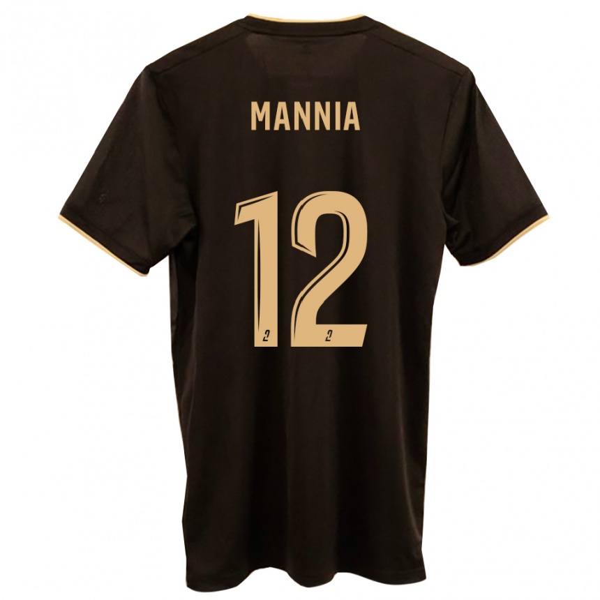 ילדים כדורגל מתאו מניה #12 כחול אדום הרחק ג'רזי 2025/26