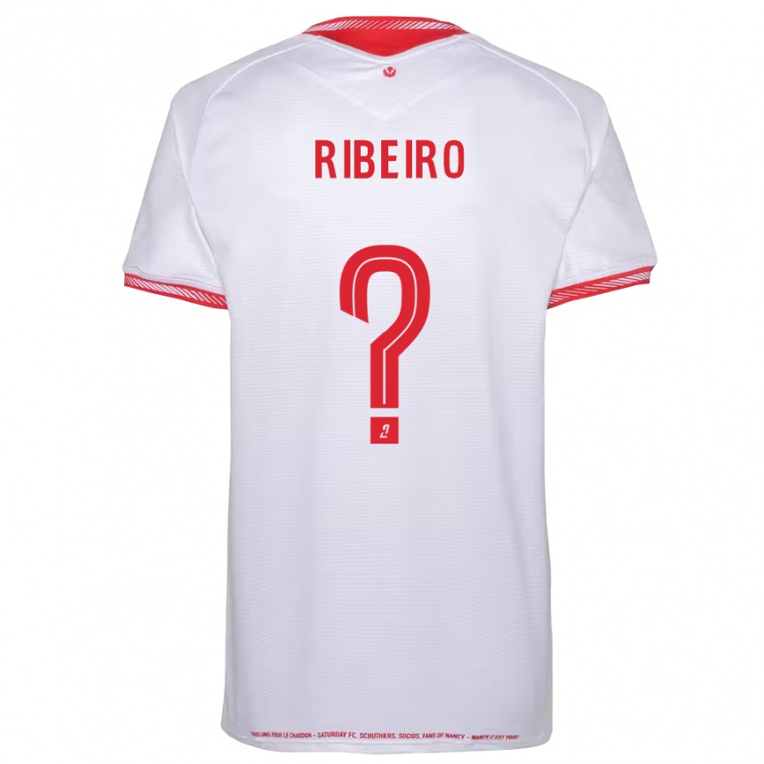 ילדים כדורגל Maelle Ribeiro #0 שחור אדום הרחק ג'רזי 2025/26