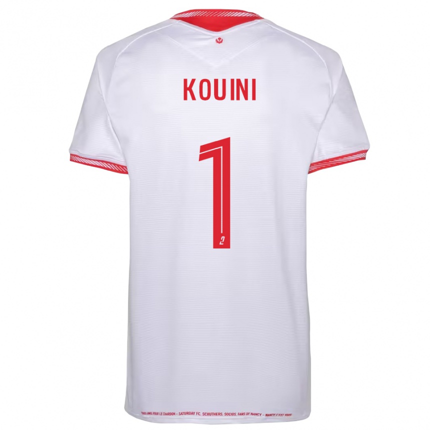 ילדים כדורגל Yanis Kouini #1 שחור אדום הרחק ג'רזי 2025/26