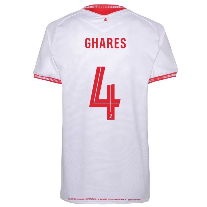 ילדים כדורגל Haïssam Ghares #4 שחור אדום הרחק ג'רזי 2025/26