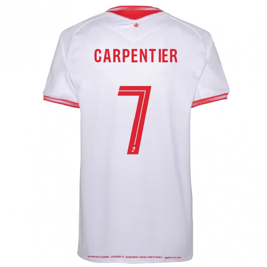 ילדים כדורגל Quentin Carpentier #7 שחור אדום הרחק ג'רזי 2025/26