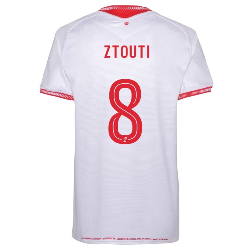 ילדים כדורגל Zakaria Ztouti #8 שחור אדום הרחק ג'רזי 2025/26