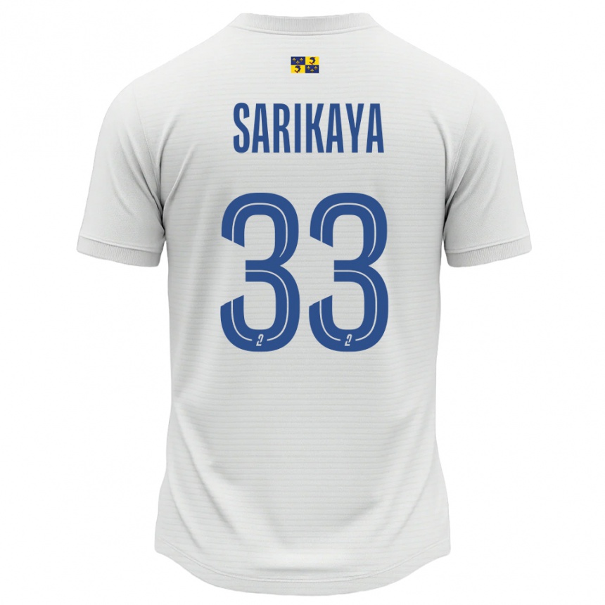 ילדים כדורגל אפי סריקאיה #33 לבן כחול הרחק ג'רזי 2025/26