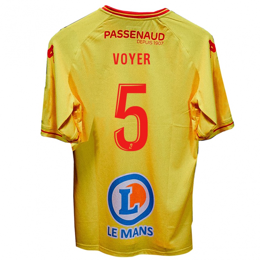 ילדים כדורגל הרולד וויר #5 צהוב הרחק ג'רזי 2025/26