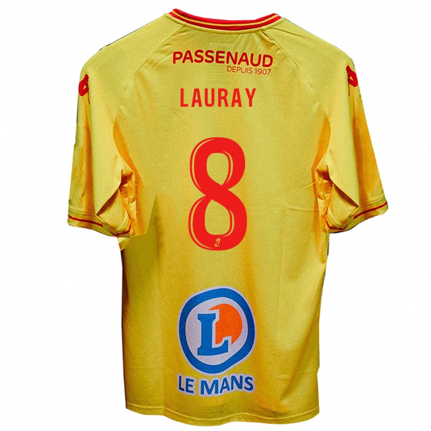 ילדים כדורגל אלכסנדר לוריי #8 צהוב הרחק ג'רזי 2025/26