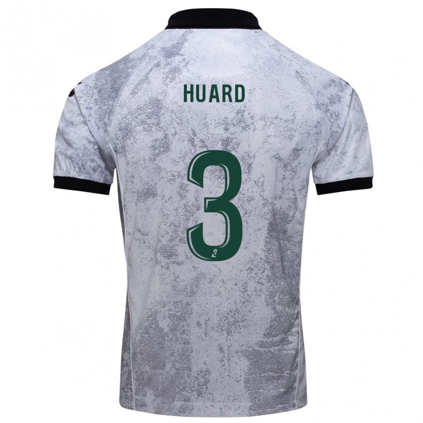 ילדים כדורגל מתיו הוארד #3 לבן שחור הרחק ג'רזי 2025/26