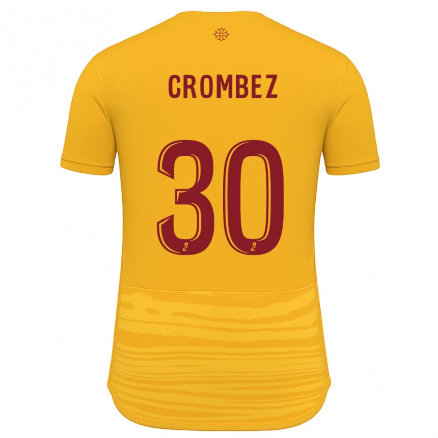 ילדים כדורגל אנזו קרומבז #30 כתום בורדו הרחק ג'רזי 2025/26