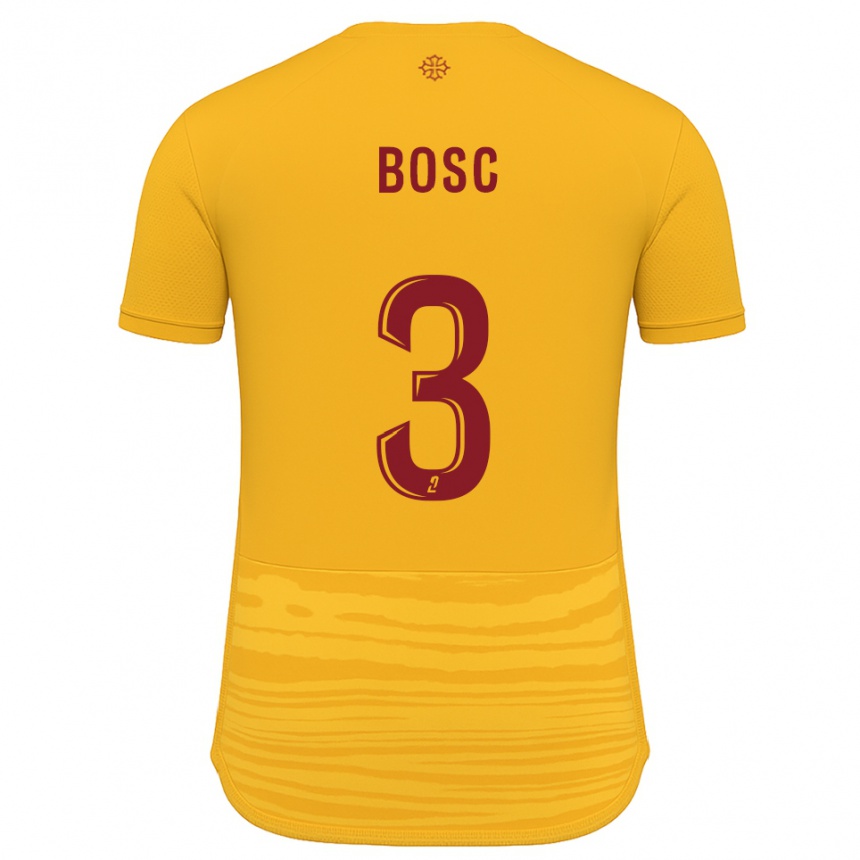 ילדים כדורגל Tom Bosc #3 כתום בורדו הרחק ג'רזי 2025/26