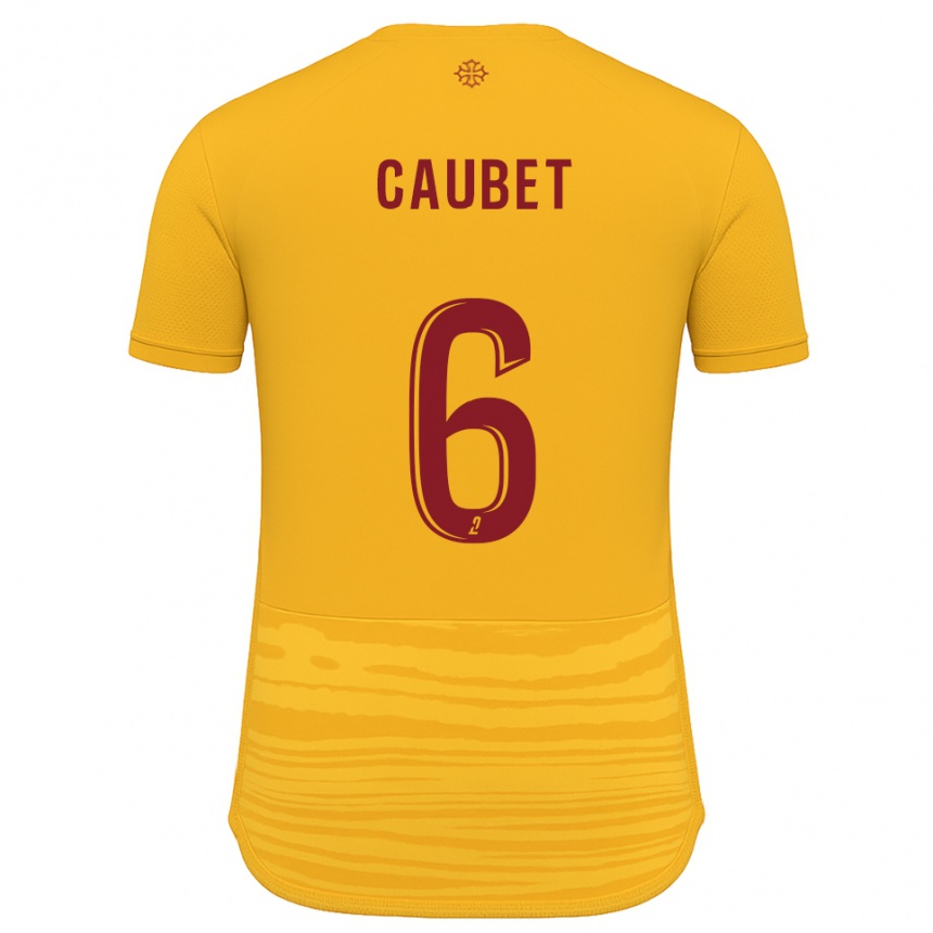 ילדים כדורגל Antoine Caubet #6 כתום בורדו הרחק ג'רזי 2025/26