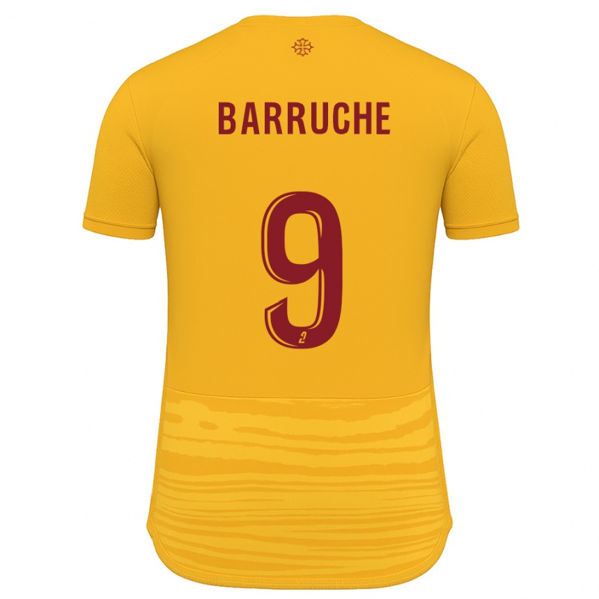 ילדים כדורגל Théo Barruche #9 כתום בורדו הרחק ג'רזי 2025/26