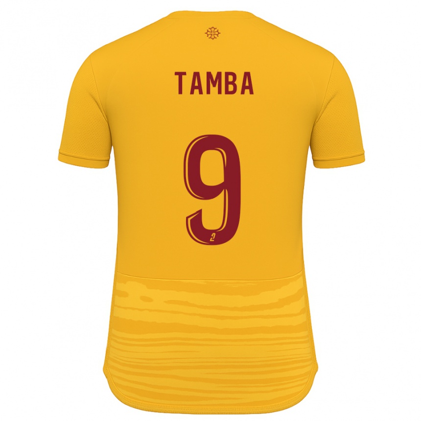 ילדים כדורגל אדמה טאמבה #9 כתום בורדו הרחק ג'רזי 2025/26