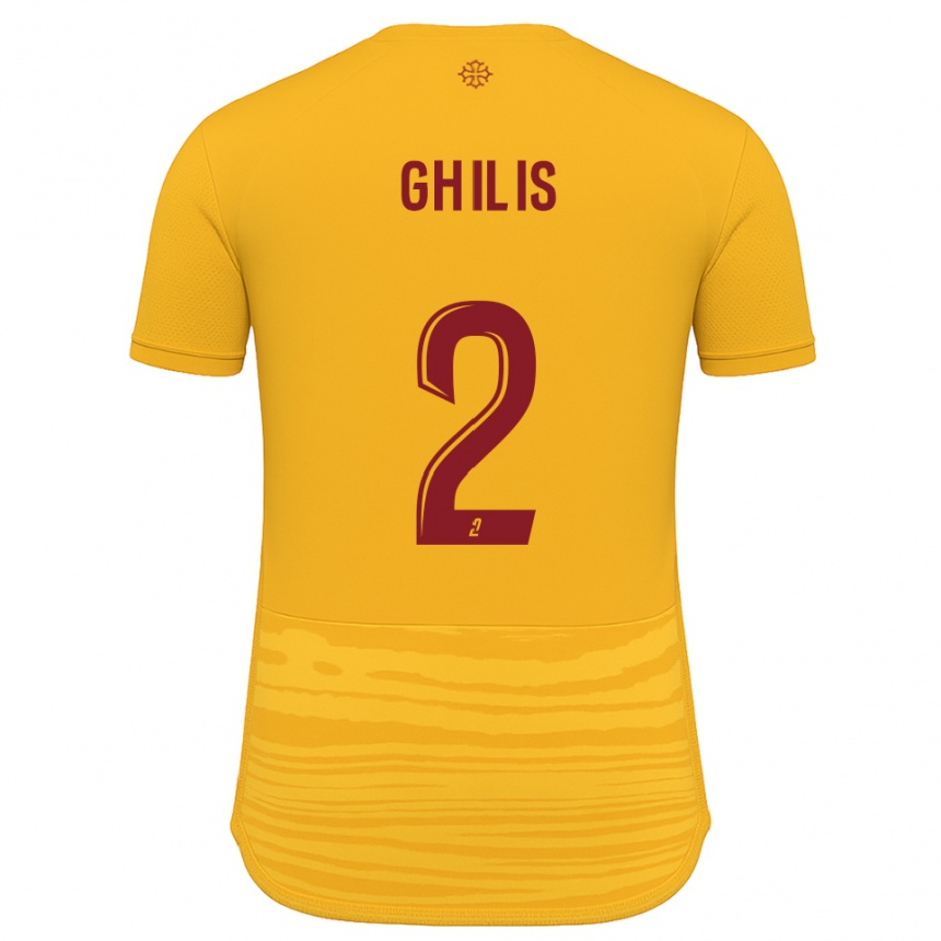 ילדים כדורגל Mohamed Ghilis #2 כתום בורדו הרחק ג'רזי 2025/26