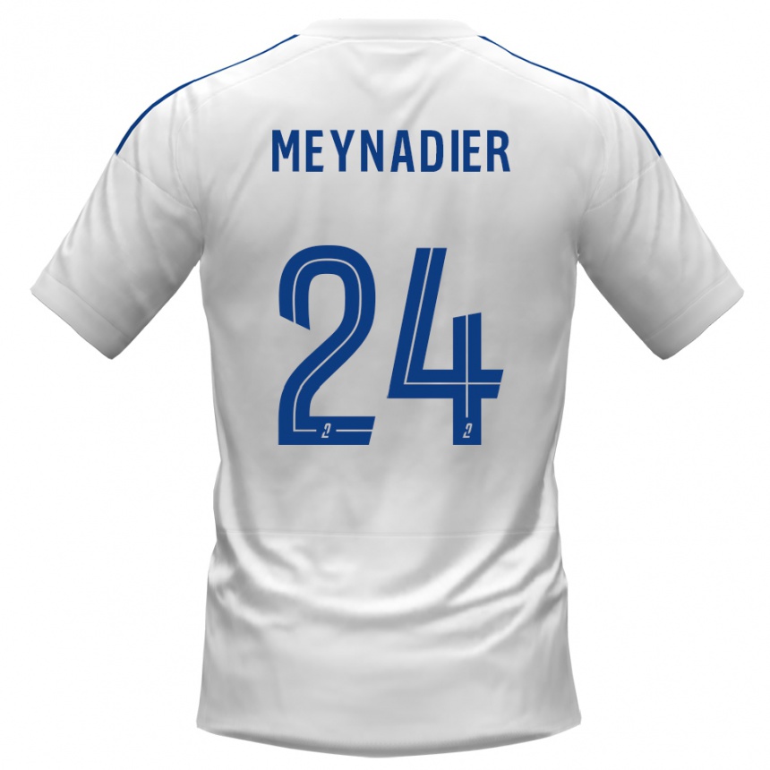 ילדים כדורגל טום מנאדייה #24 לבן כחול הרחק ג'רזי 2025/26