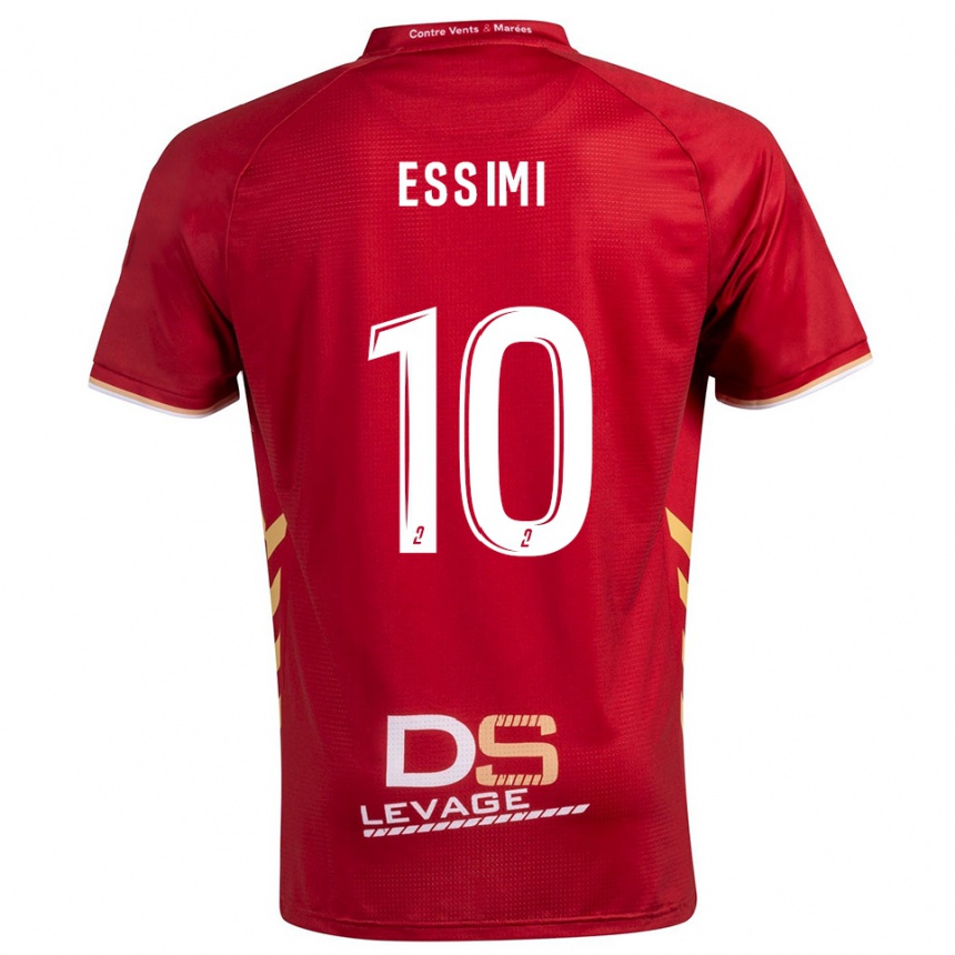 ילדים כדורגל Marco Essimi #10 בורדו זהב הרחק ג'רזי 2025/26