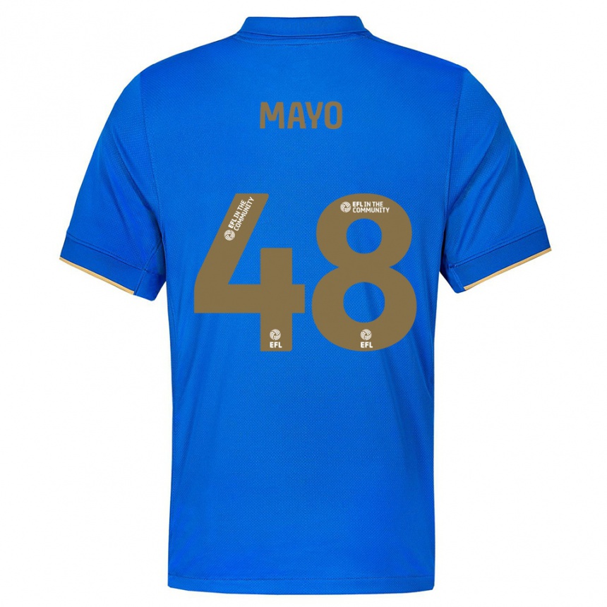 גברים כדורגל בראדלי פול מאיו #48 כחול זהב ג'רזי ביתית 2025/26