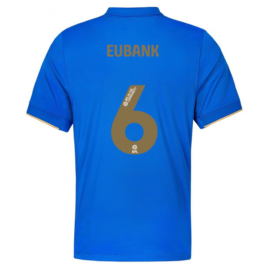 גברים כדורגל Cameron Eubank #6 כחול זהב ג'רזי ביתית 2025/26