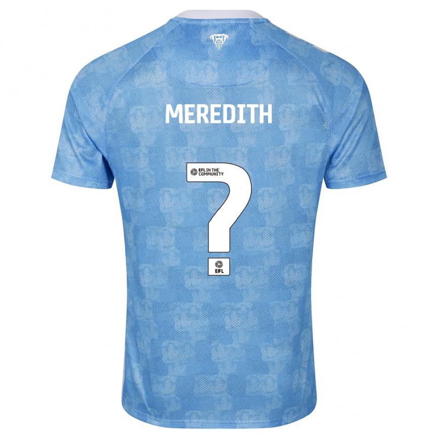 גברים כדורגל Eliot Meredith #0 תכלת לבן ג'רזי ביתית 2025/26